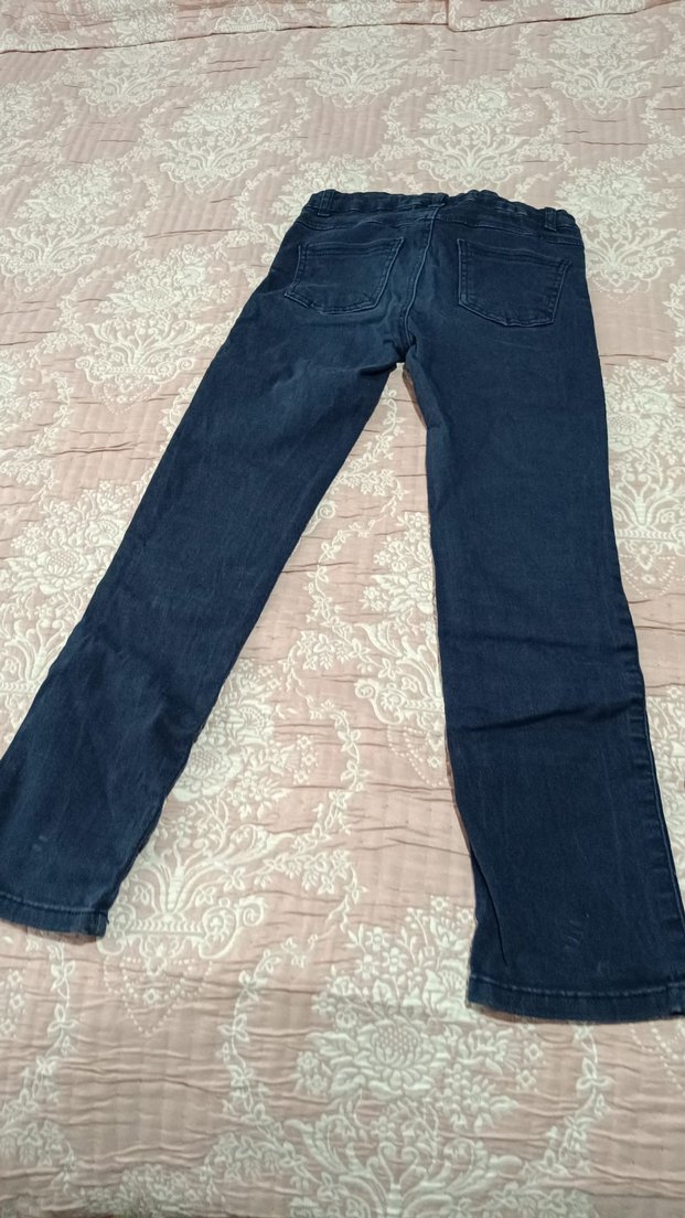 Lacivert Kız çocuk Denim Pantolon - Görsel 2