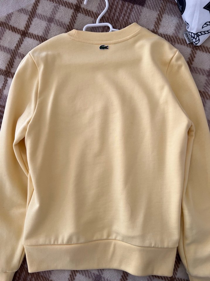 Sarı Baskılı Kadın Sweatshirt - Görsel 3