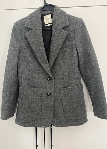 Koton Gri Kadın Yün Ceket - Görsel 2