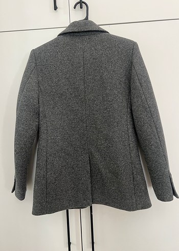 Koton Gri Kadın Yün Ceket - Görsel 4