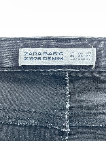 36 Beden siyah Renk Zara Jean / Kot %70 İndirimli.