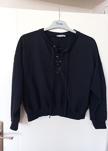 Kadın crop sweatshirt 