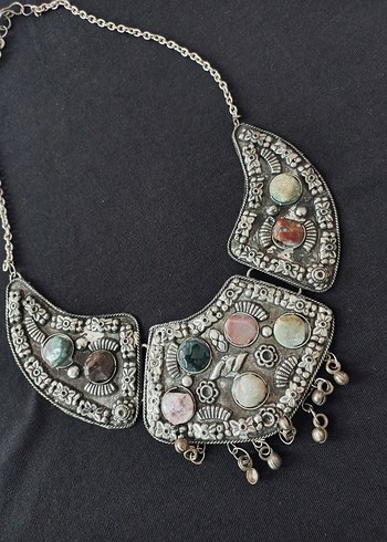 Hint Gümüşü Kolye - Görsel 7