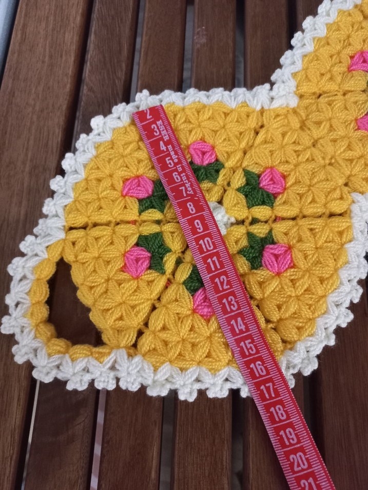 Sarı Çiçekli Banyo Lif Seti - Görsel 5