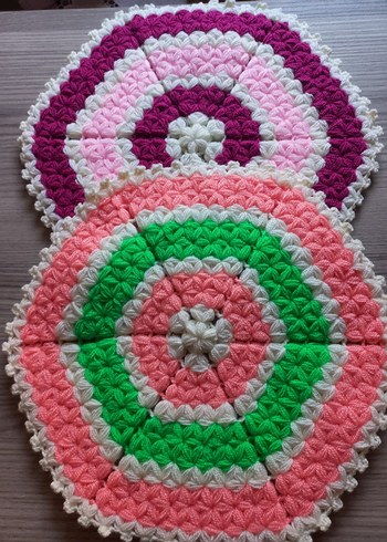 El Örgüsü Renkli Yuvarlak Lifler - Görsel 6