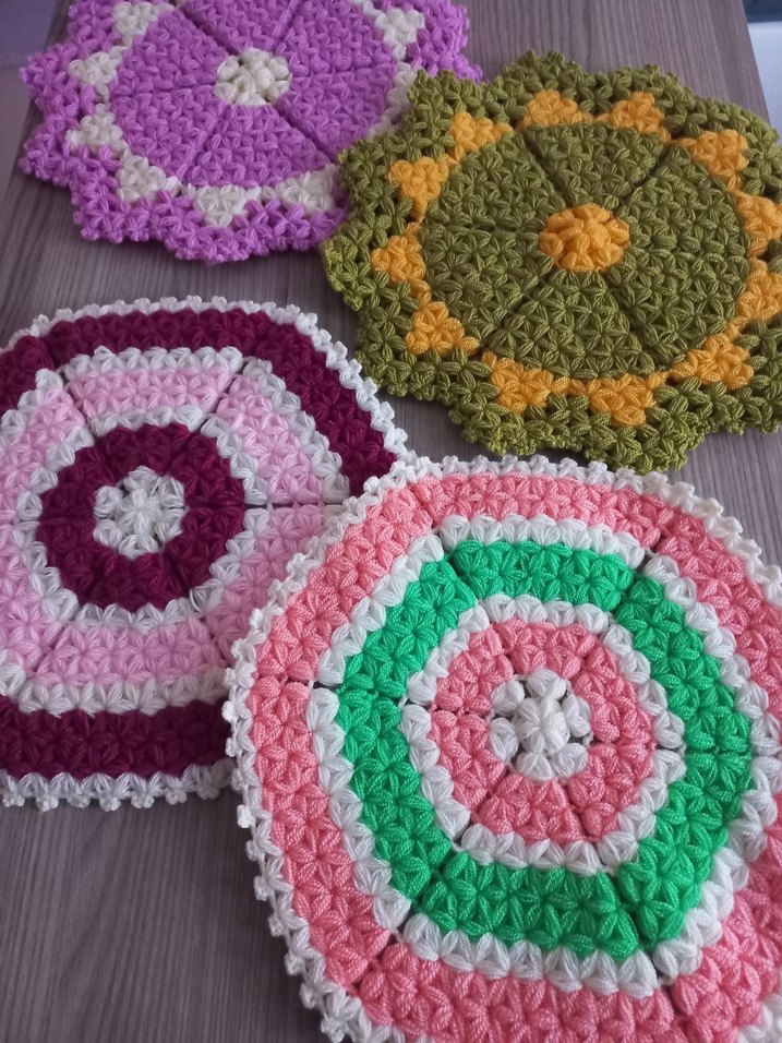 El Örgüsü Renkli Yuvarlak Lifler - Görsel 2