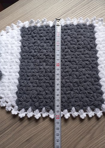 Gri Beyaz El Örgüsü Lif Seti - Görsel 5