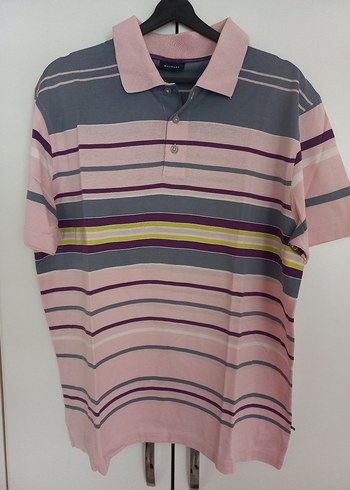 Rahat Kesim Renkli Çizgili Erkek Polo Tişört - Görsel 7