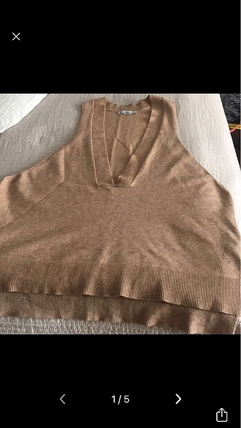 Stradivarius V yaka süveter