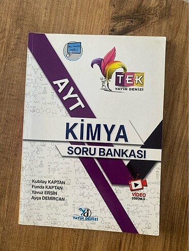 Ayt kimya soru bankası yayın denizi