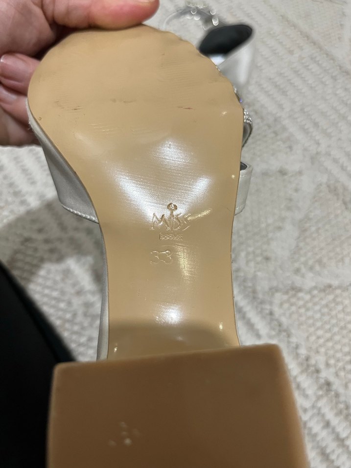 Tokalı Beyaz Dolgu Topuklu çocuk ayakkabısı - Görsel 4