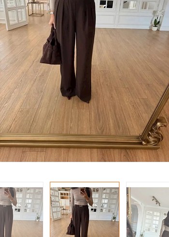 Bol kesim rahat bayan pantolon - Görsel 6