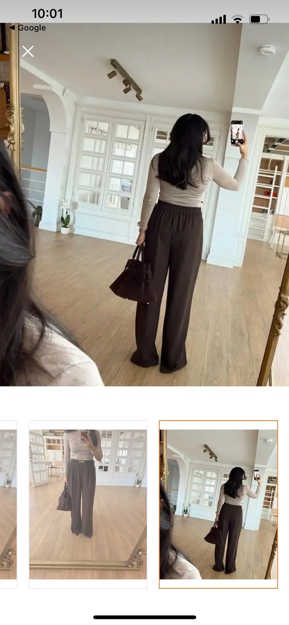 Bol kesim rahat bayan pantolon - Görsel 4