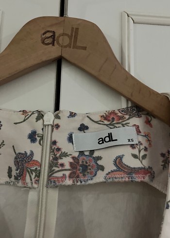 Bej Desenli Kolsuz Midi Bohem Elbise - Görsel 3