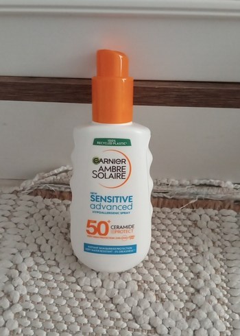 Beden Garnier Ambre Solaire SPF 50 Hassas Cilt Güneş Koruyucu