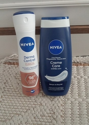 Nivea Derma Control Deodorant ve Creme Care Duş Jeli