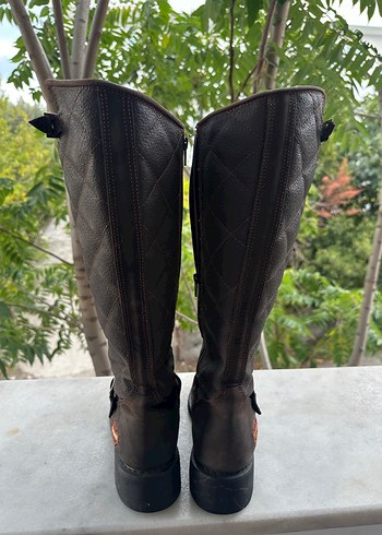 Kahverengi Harley-Davidson Biker Dizüstü Çizme - Görsel 4