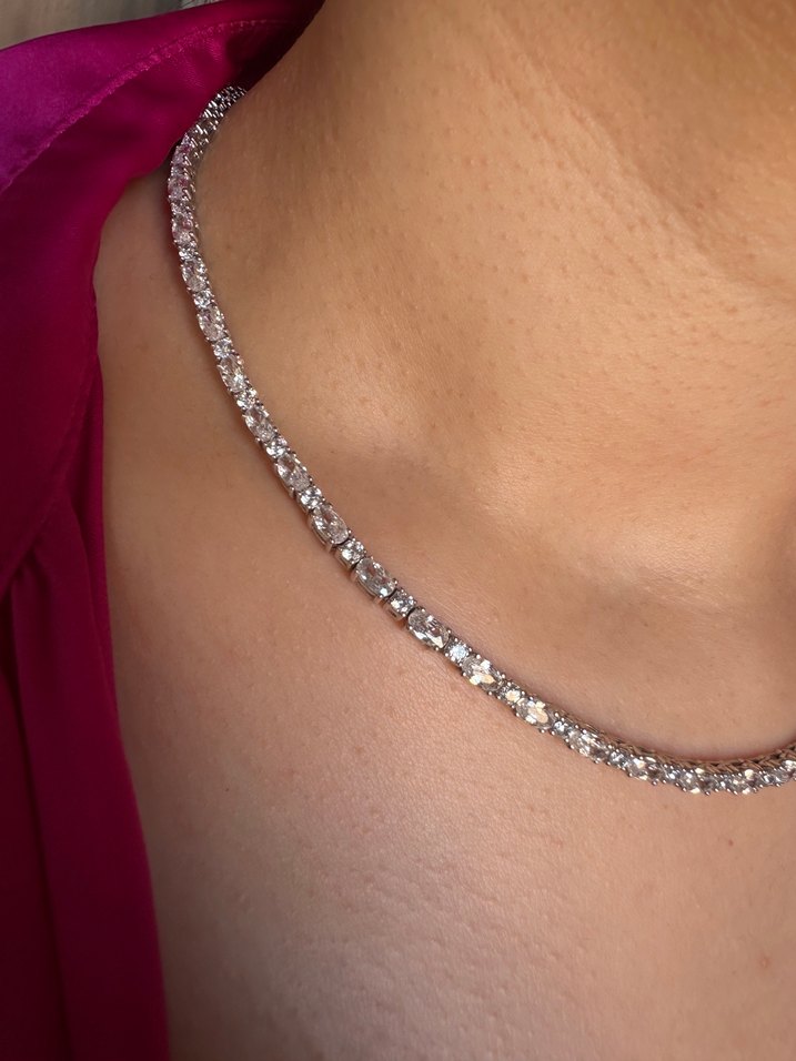 Zirkon Taş Detaylı Su Yolu Kolye - Görsel 3