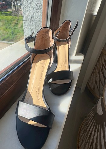 Klasik Siyah Topuklu Kadın Ayakkabı - Görsel 6