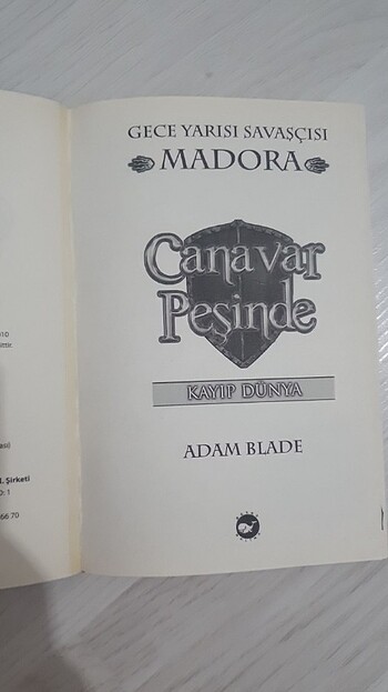 Beden Canavar Peşinde Serisi 40.Kitap:Gece Yarısı Savaşçısı Madora