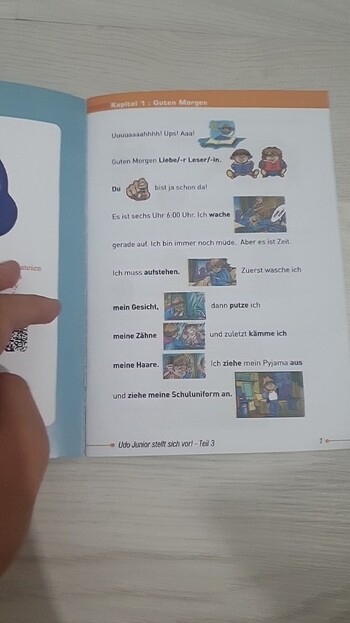  Beden Udo Junior Stellt Sich Vor Almanca Öğrenim Kitabı