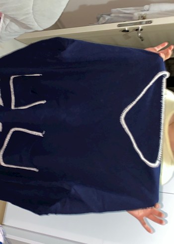 Lacivert V Yaka Salaş ikili takım - Görsel 5