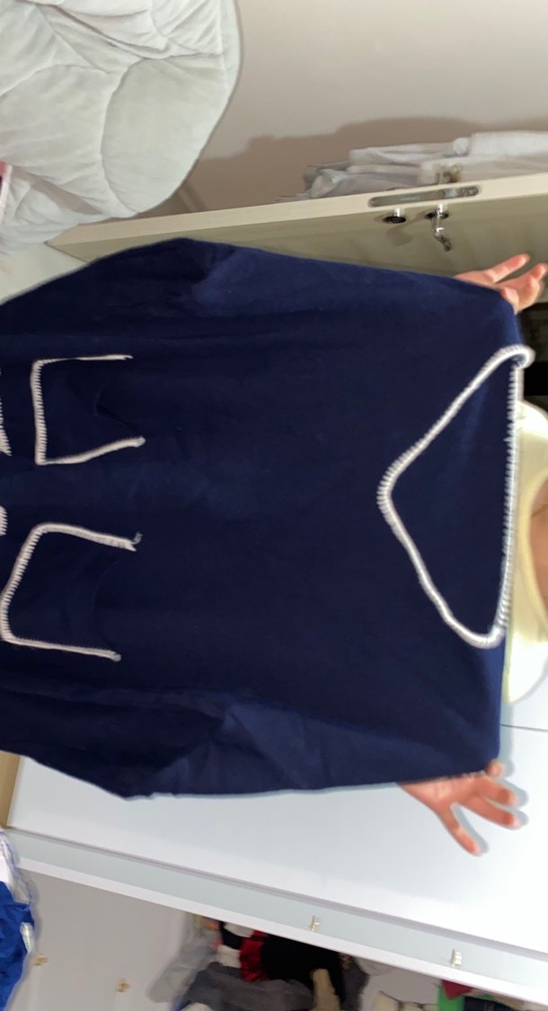 Lacivert V Yaka Salaş ikili takım - Görsel 5