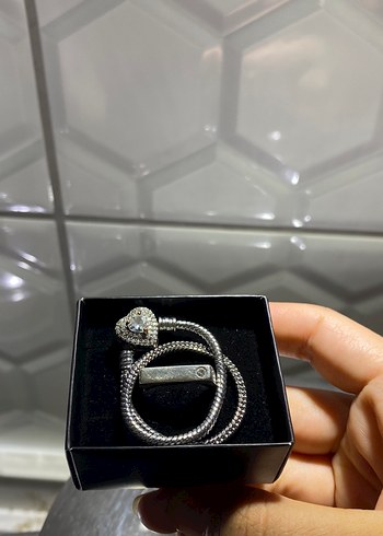 Gümüş bileklik yüzük takım orjinal gümüş - Görsel 2