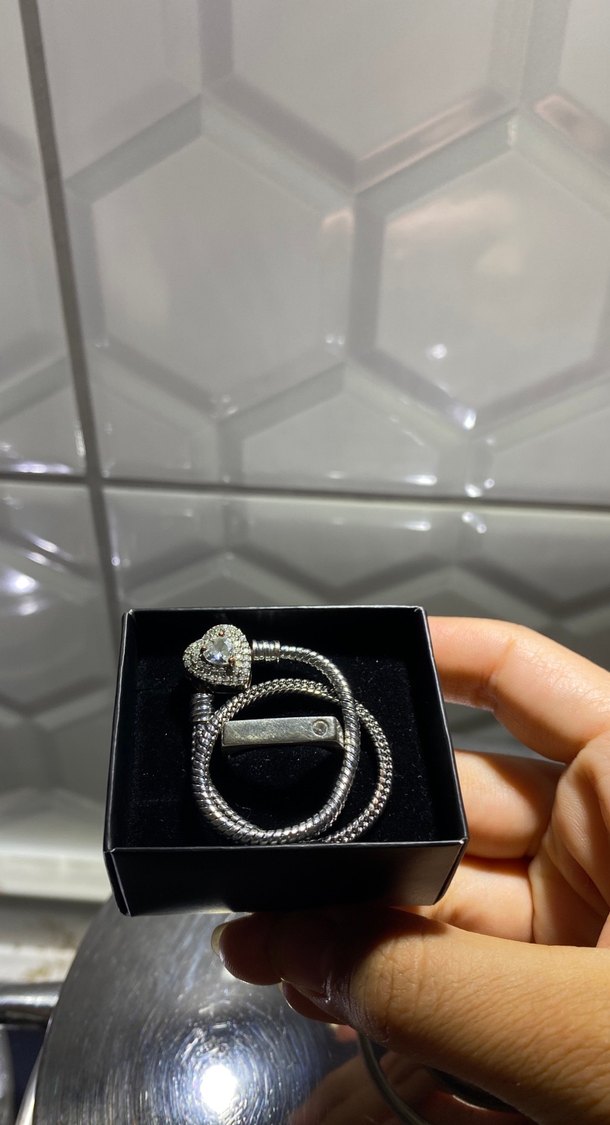 Gümüş bileklik yüzük takım orjinal gümüş - Görsel 2