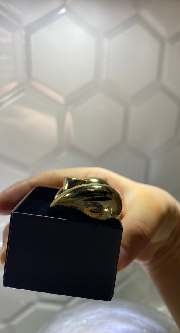 Gold Yağmur damlası ve yüzük - Görsel 3