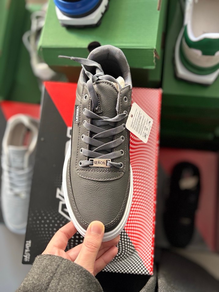 Gri Spor Erkek Sneakers Yılan Desenli 40-44 - Görsel 3