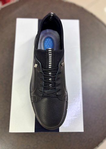 Siyah Erkek Günlük Spor Ayakkabı Velcro - Görsel 2