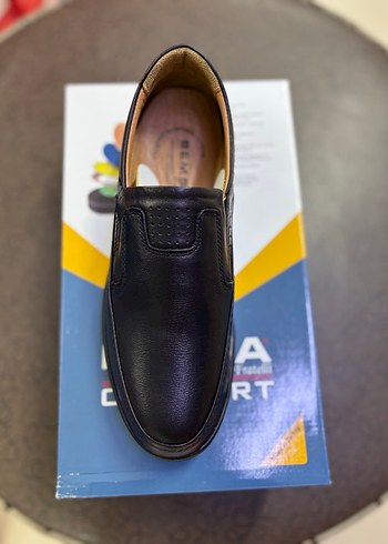 Erkek Siyah Deri Klasik Ayakkabı 40-44 arası numaralar mevcuttur - Görsel 2