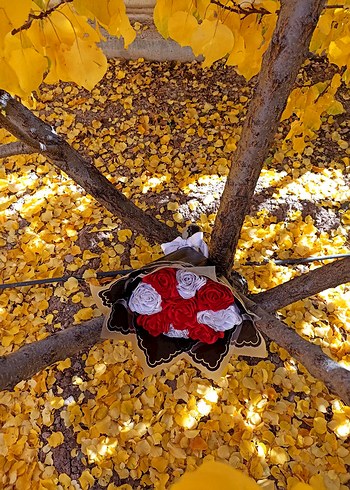 El yapımı 9'lu kurdele buketi - Görsel 8