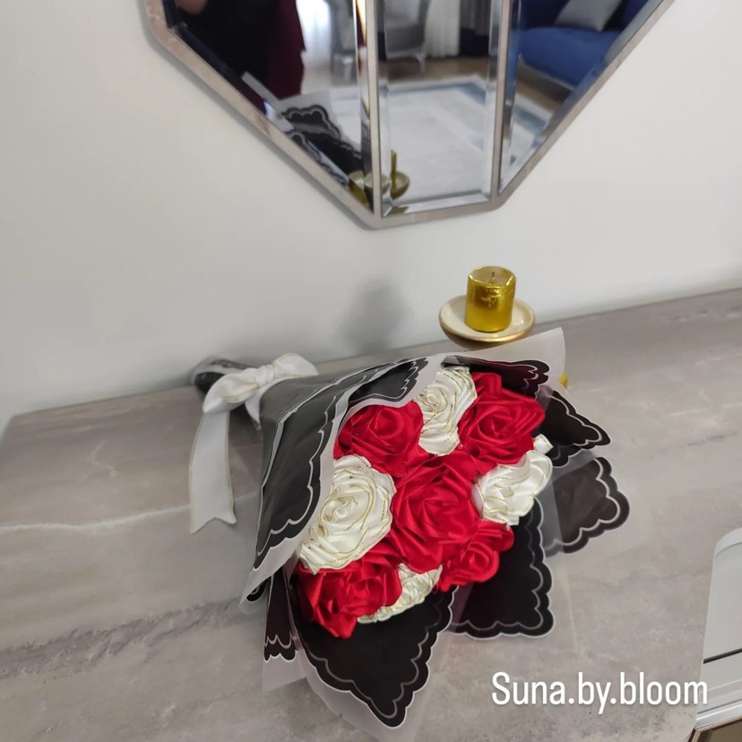 9'lu kurdele buketi - Görsel 2