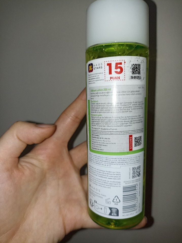 Bioderma Sébium lotion gözenek sıkılaştırıcı tonik 200ml - Görsel 3