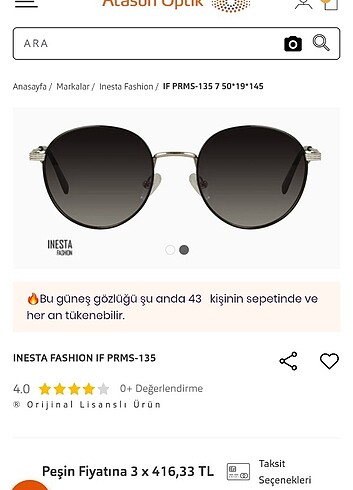 Diğer Atasun gözlük