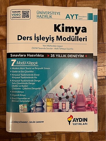 Aydın AYT Kimya Ders Modülleri