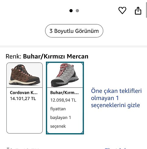 39 Beden Orijinal Columbia kar botu