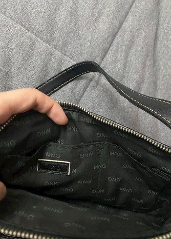 Klasik Siyah Deri Kadın Çanta - Görsel 2