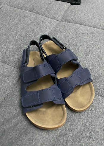 Erkek Çocuk Koyu Mavi Tokalı Terlik - Görsel 2