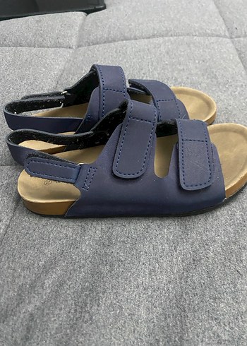 Erkek Çocuk Koyu Mavi Tokalı Terlik - Görsel 3