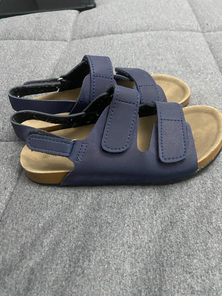 Erkek Çocuk Koyu Mavi Tokalı Terlik - Görsel 3