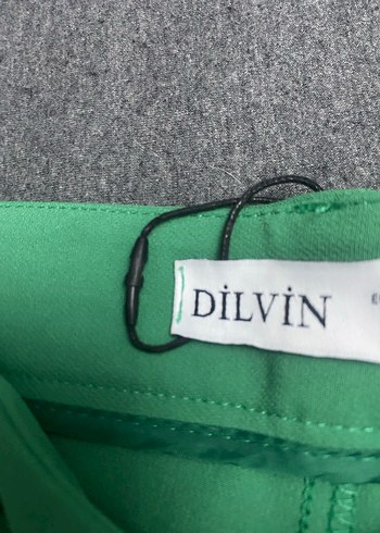 DiLVIN Yeşil Regular Fit Kumaş Pantolon - Görsel 4