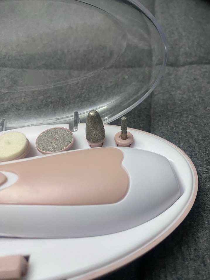 Beyaz Elektrikli Tırnak Bakım Seti - Görsel 2