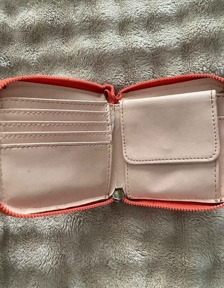 Kadın Deri Çok Renkli Fermuarlı Cüzdan - Görsel 2