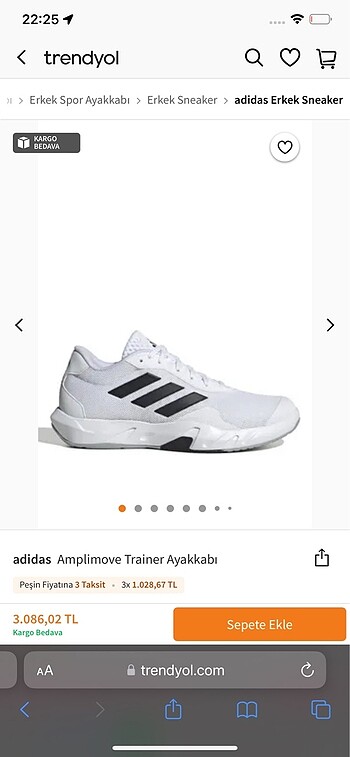 Orjinal adidas spor ayakkabi - Görsel 5