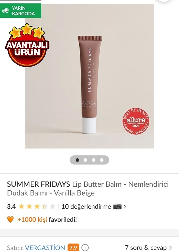 Summer fridays lip butter balm - Görsel 2