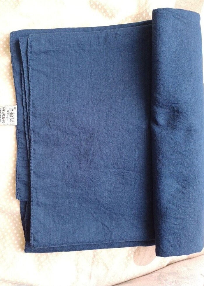 Lacivert eşarp  - Görsel 2