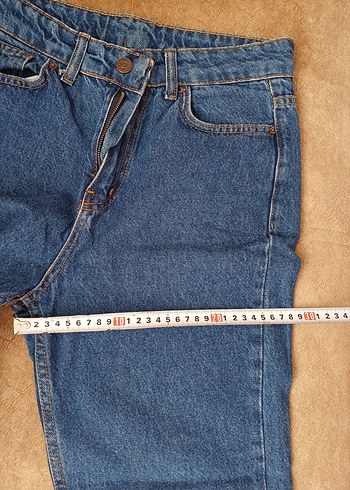 Kadın Mavi kot pantolon - Görsel 5